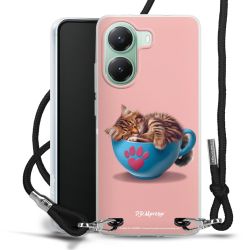 New Carry Case Transparent Stoff schwarz/silber