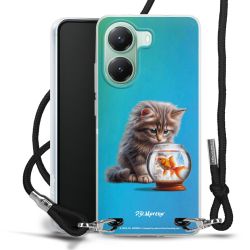 New Carry Case Transparent Stoff schwarz/silber