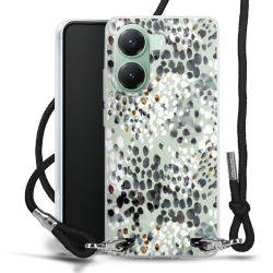 New Carry Case Transparent Stoff schwarz/silber