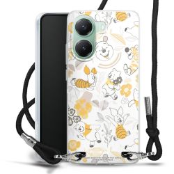 New Carry Case Transparent Stoff schwarz/silber