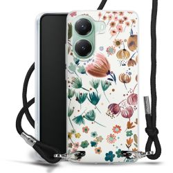 New Carry Case Transparent Stoff schwarz/silber