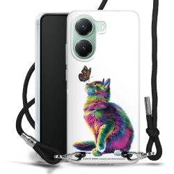 New Carry Case Transparent Stoff schwarz/silber