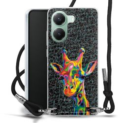 New Carry Case Transparent Stoff schwarz/silber