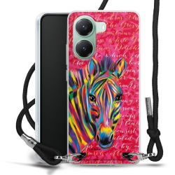 New Carry Case Transparent Stoff schwarz/silber