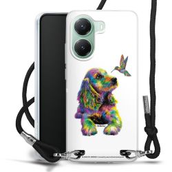 New Carry Case Transparent Stoff schwarz/silber