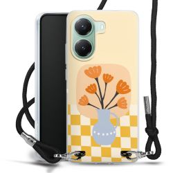 New Carry Case Transparent Stoff schwarz/silber