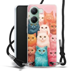 New Carry Case Transparent Stoff schwarz/silber