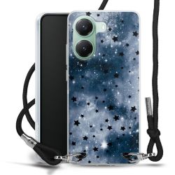 New Carry Case Transparent Stoff schwarz/silber