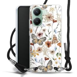 New Carry Case Transparent Stoff schwarz/silber