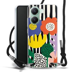 New Carry Case Transparent Stoff schwarz/silber