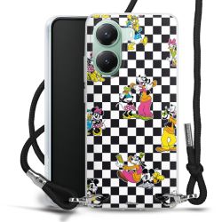 New Carry Case Transparent Stoff schwarz/silber