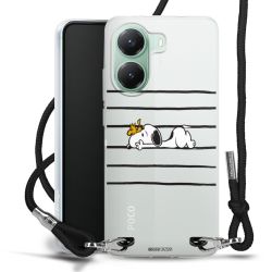 New Carry Case Transparent Stoff schwarz/silber