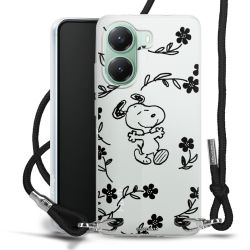 New Carry Case Transparent Stoff schwarz/silber