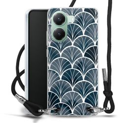 New Carry Case Transparent Stoff schwarz/silber