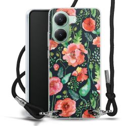 New Carry Case Transparent Stoff schwarz/silber