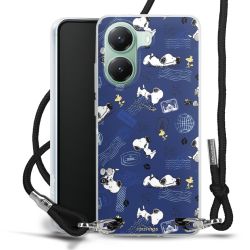 New Carry Case Transparent Stoff schwarz/silber