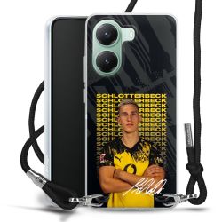 New Carry Case Transparent Stoff schwarz/silber