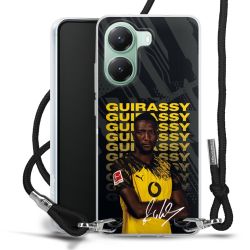 New Carry Case Transparent Stoff schwarz/silber