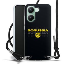 New Carry Case Transparent Stoff schwarz/silber