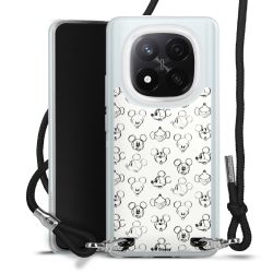 New Carry Case Transparent Stoff schwarz/silber