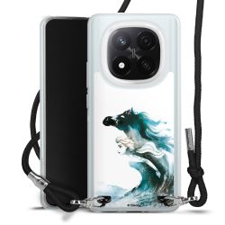 New Carry Case Transparent Stoff schwarz/silber