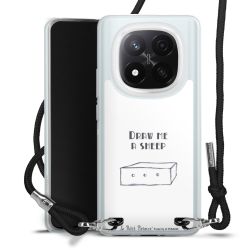 New Carry Case Transparent Stoff schwarz/silber