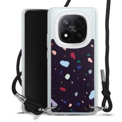 New Carry Case Transparent Stoff schwarz/silber