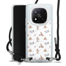 New Carry Case Transparent Stoff schwarz/silber