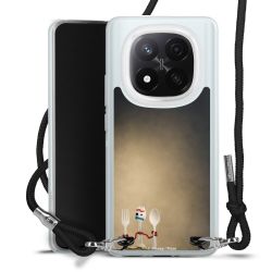 New Carry Case Transparent Stoff schwarz/silber