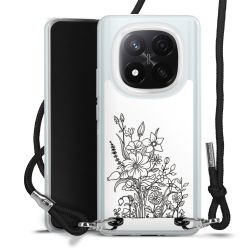 New Carry Case Transparent Stoff schwarz/silber