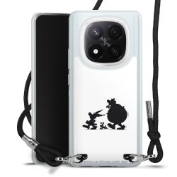 Carry Case Stoff schwarz/silber