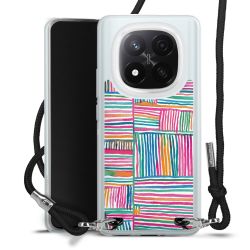 New Carry Case Transparent Stoff schwarz/silber