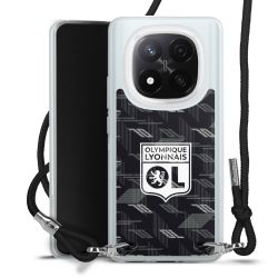 New Carry Case Transparent Stoff schwarz/silber