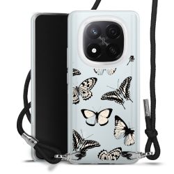 New Carry Case Transparent Stoff schwarz/silber