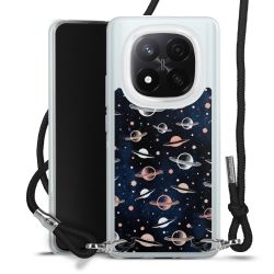 New Carry Case Transparent Stoff schwarz/silber