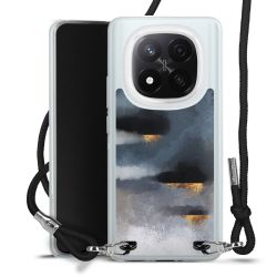 New Carry Case Transparent Stoff schwarz/silber