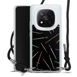 New Carry Case Transparent Stoff schwarz/silber