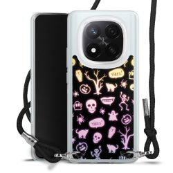 New Carry Case Transparent Stoff schwarz/silber