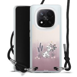 New Carry Case Transparent Stoff schwarz/silber