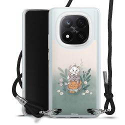 New Carry Case Transparent Stoff schwarz/silber