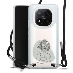 New Carry Case Transparent Stoff schwarz/silber