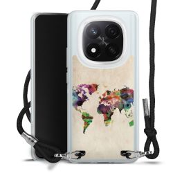 New Carry Case Transparent Stoff schwarz/silber