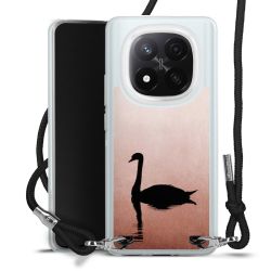 New Carry Case Transparent Stoff schwarz/silber