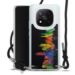 New Carry Case Transparent Stoff schwarz/silber