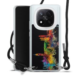 New Carry Case Transparent Stoff schwarz/silber