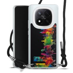 New Carry Case Transparent Stoff schwarz/silber