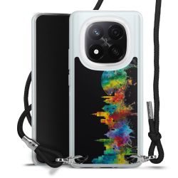 New Carry Case Transparent Stoff schwarz/silber