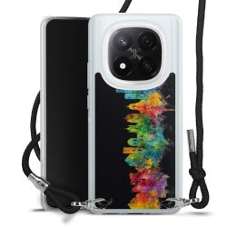 New Carry Case Transparent Stoff schwarz/silber