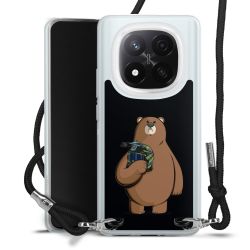 Carry Case Stoff schwarz/silber