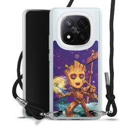 New Carry Case Transparent Stoff schwarz/silber